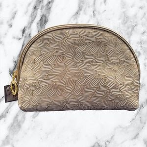 NEW 3 for $15 Elegant Accessories Gold Makeup Bag